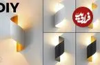 ببینید| با لوله پلیکا این چراغ دیواری مدرن را در خانه بسازید!