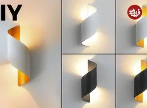 ببینید| با لوله پلیکا این چراغ دیواری مدرن را در خانه بسازید!