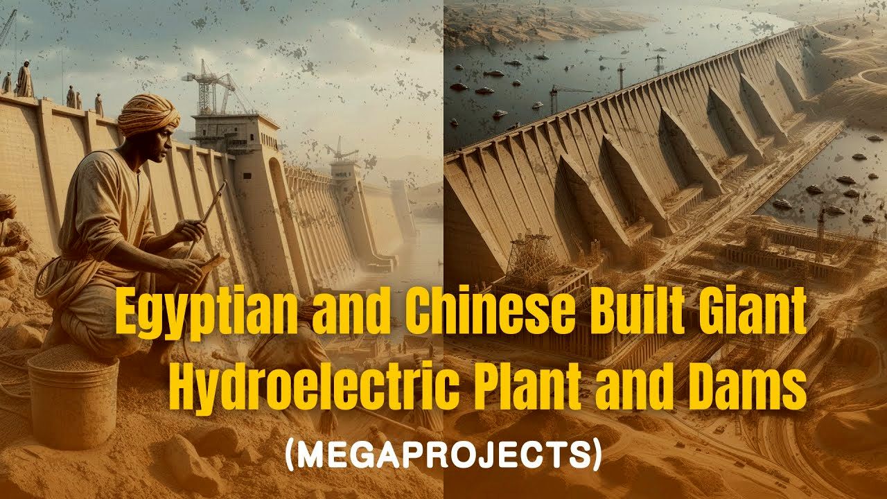 (ویدئو) چگونه مصری ها و چینی ها نیروگاه های برق آبی و سدهای غول پیکر می سازند؟