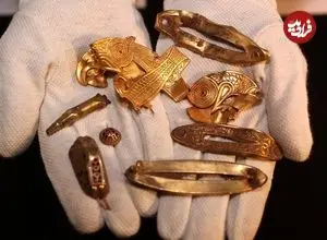 گنج 1400 سالۀ «جواهرات شکسته» از دامنۀ یک تپه بیرون آمد
