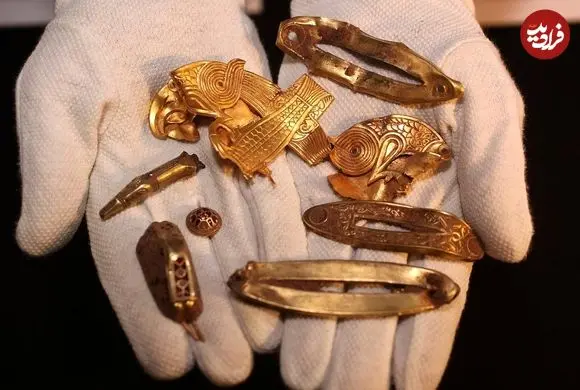 گنج 1400 سالۀ «جواهرات شکسته» از دامنۀ یک تپه بیرون آمد