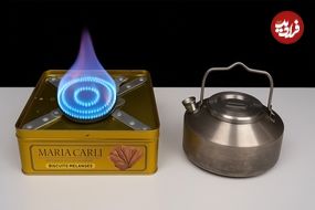 ببینید؛ نحوه ساخت دو اجاق الکلی ساده مسافرتی با قوطی کنسرو
