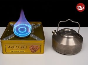 ببینید؛ نحوه ساخت دو اجاق الکلی ساده مسافرتی با قوطی کنسرو