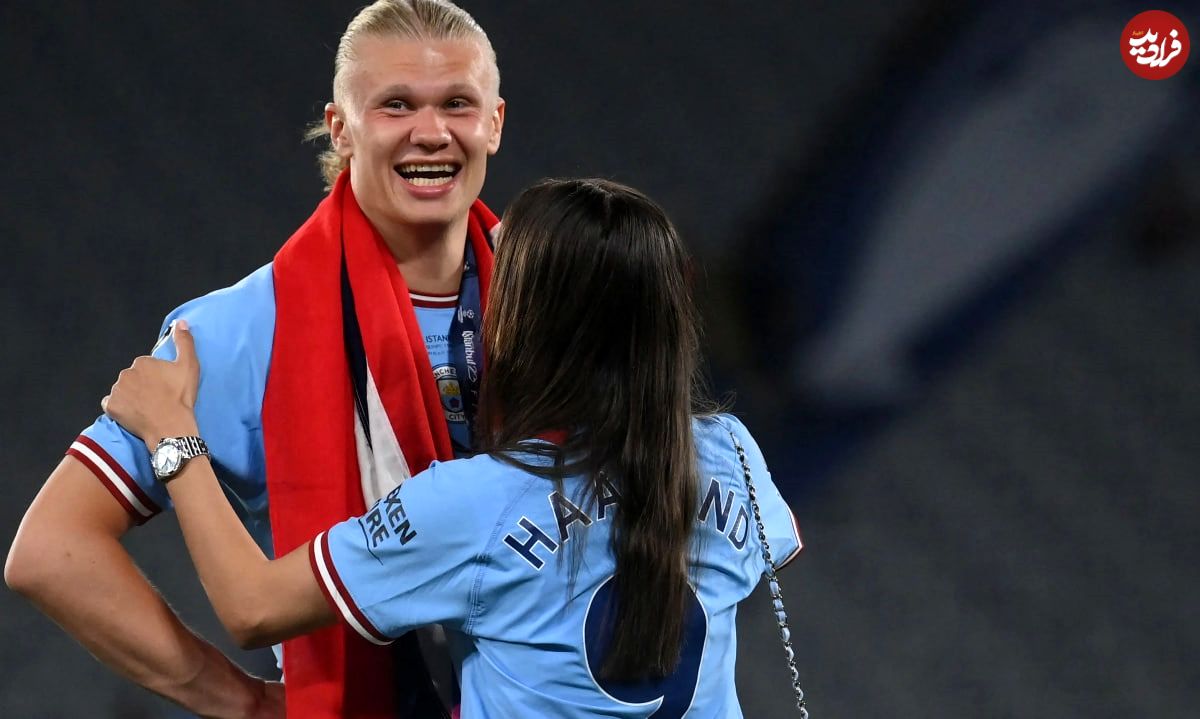 عکس؛ ارلینگ هالند و نامزدش برای هالووین «جوکر» و «زن گربهای» شدند