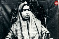 عکس؛ سفر در تاریخ؛ «تفرج دختر، نوه ناصرالدین شاه و خدمه کنار رودخانه کاشانک»؛ دهه 1270