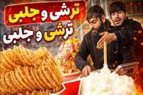 ببینید| غذای خیابانی در افغانستان؛ تهیه ترشی و پخت شیرینی سنتی جلبی در کابل