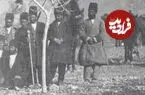 عکس| سفر زمان؛ تصویری از «درباریان ناصرالدین شاه» در بازگشت از سفر گیلان