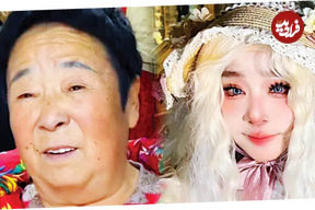 هنرمند چینی مردان مسن را به زنان جوان تبدیل می کند!