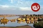 عکس| سفر به ایران قدیم؛ منظرۀ شوشتر و «بند قیصر» در دوران قاجار