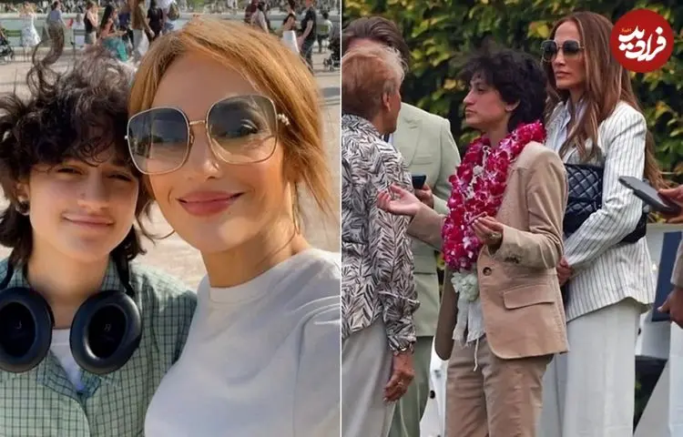 تصاویر| فرزند جنیفر لوپز با هویت تازه‌ در جشن فارغ‌التحصیلی؛ «امه» به «اسکار» تغییر نام داد