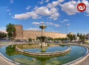 عکس| سفر زمان؛ منظرۀ متفاوت و خاکی «میدان شهدای شیراز» در زمان ناصرالدین شاه