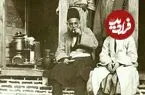عکس| سفر زمان؛ تهرانی‌ها با قلیان و چای در کنار حوض قهوه‌خانه؛ بیش از یک قرن قبل
