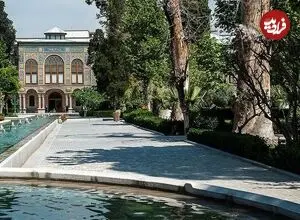 عکس| سفر زمان؛ خواب مشهدی حسین باغبان در حیاط کاخ گلستان در دوران ناصرالدین شاه