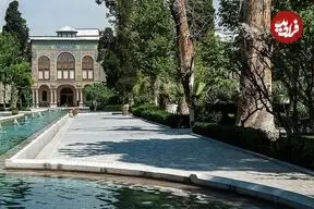 عکس| سفر زمان؛ خواب مشهدی حسین باغبان در حیاط کاخ گلستان در دوران ناصرالدین شاه