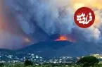 ببینید| آتش‌سوزی گسترده جنگل‌های کاتالونیا