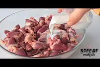 (ویدئو) پخت یک غذای خوشمزه و سریع با 400 گرم دل مرغ توسط آشپز مشهور ترکیه ای