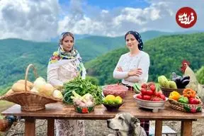 ببینید| غذای روستایی در ایران؛ پخت پلو و کوفته شامی در روستایی کوهستانی