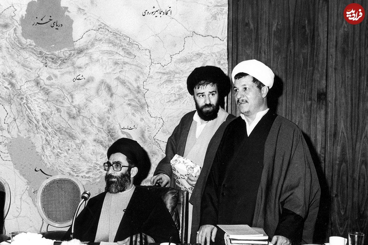 عکس؛ سفر در زمان؛ دیدار «هاشمی رفسنجانی با سیدحسن نصرالله و بشار اسد»؛ دهه 70