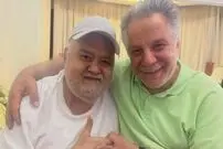 عکس| سفر در زمان؛ اکبر عبدی به همراه عزت الله انتظامی در سفر باکو؛ دهه 70