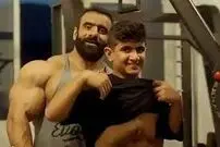 (ویدیو) هیکل پسر هادی چوپان همه را شگفت‌زده کرد!