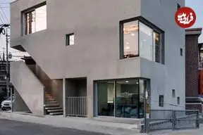 تصاویر| خانه‌ای با برش‌های عمودی، شاهکار معماران در شرق سئول