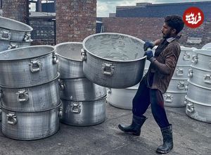ببینید؛ فرآیند شگفت انگیز تولید انبوه قابلمه های بزرگ آلومینیومی در پاکستان