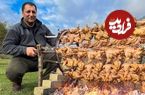 ببینید| غذای روستایی در آذربایجان؛ کباب کردن ده ها بلدرچین به روشی خلاقانه!
