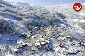 تصاویر؛ برف جای آتش را گرفت؛ «الیت» سفیدپوش شد