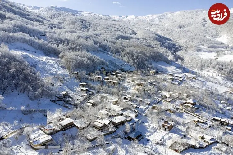 تصاویر؛ برف جای آتش را گرفت؛ «الیت» سفیدپوش شد