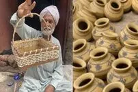 (ویدئو) نحوه درست کردن مبل، کوزه و سبد در کارگاه های پاکستان