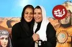 عکس| سفر زمان؛ «عمره و ناریه» در حال تمرین دیالوگ در پشت‌صحنه سریال «مختارنامه»
