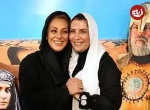 عکس| سفر زمان؛ «عمره و ناریه» در حال تمرین دیالوگ در پشت‌صحنه سریال «مختارنامه»