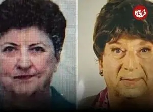 عکس| پسر ۵۶ ساله بیکار خود را به شکل مادر مرحومش درآورد تا مستمری او را دریافت کند