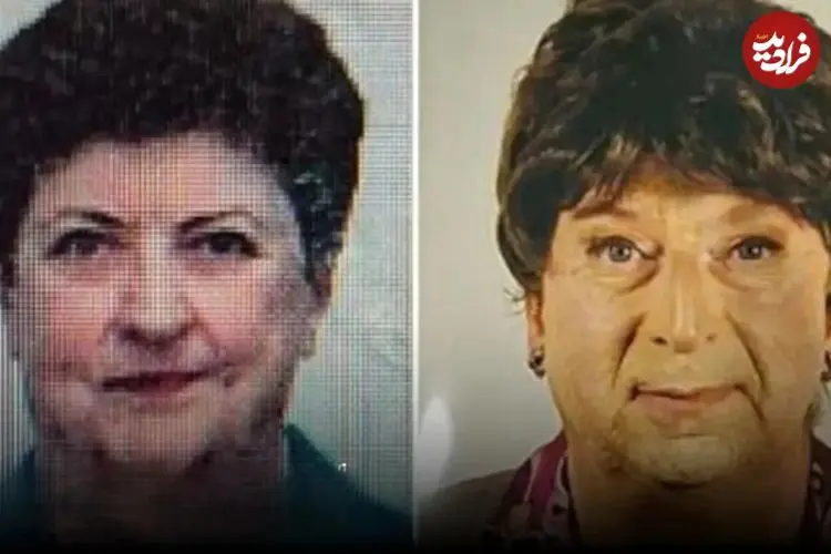 عکس| پسر ۵۶ ساله بیکار خود را به شکل مادر مرحومش درآورد تا مستمری او را دریافت کند