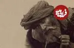 عکس| سفر زمان؛ تصویری از یک «گدای خمیده» در تهران دوران قاجار