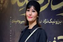 تصاویر؛ پردیس احمدیه با ظاهری متفاوت در اکران مردمی سریال «از یاد رفته» 