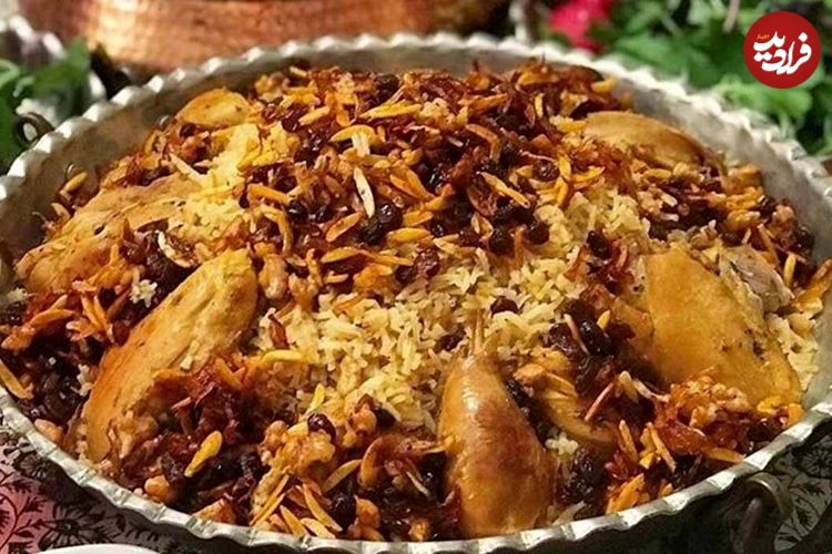 طرز تهیه پلو مخلوط عربی