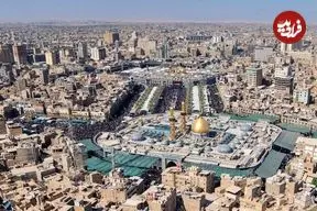 عکس| سفر زمان؛ تصویر رنگی‌شدۀ شهر «کربلا» در زمان سفر ناصرالدین شاه