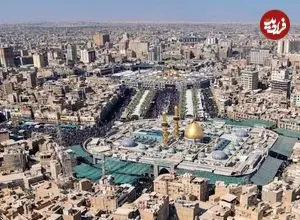 عکس| سفر زمان؛ تصویر رنگی‌شدۀ شهر «کربلا» در زمان سفر ناصرالدین شاه