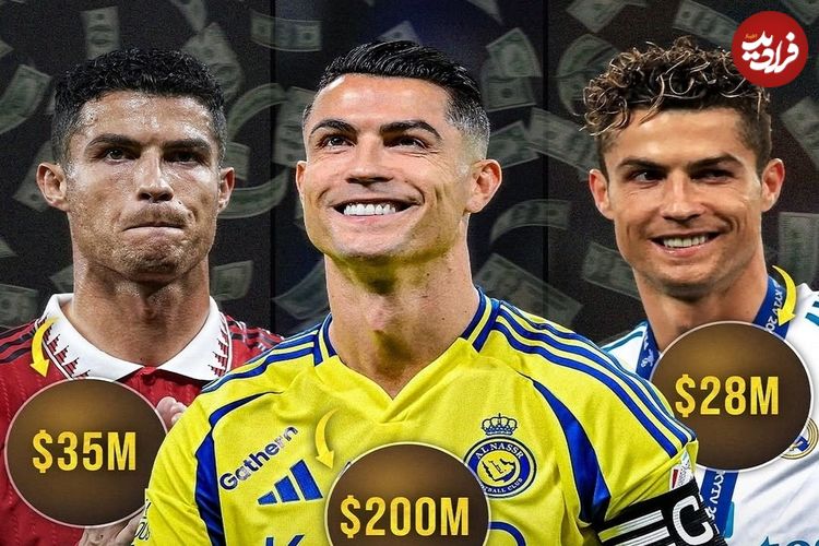 تصاویر؛ کریستیانو رونالدو چگونه به 200 میلیون دلار در سال رسید