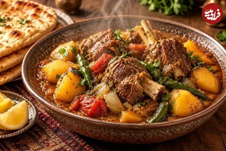این کباب افغانی روی منقل پخته نمی‌شود
