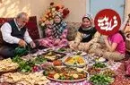 ببینید| غذای روستایی در ایران؛ پخت سبزی پلو با ماهی شکم پر در روستایی زیبا