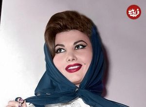 عکس| سفر در زمان؛ «ایرن» بازیگر مشهور قبل انقلاب در کنار دریا؛ دهه 30