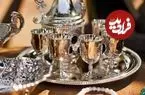 عکس| سفر به ایران قدیم؛ یک حجرۀ نقره‌سازی در بازار اصفهان در دوران قاجار