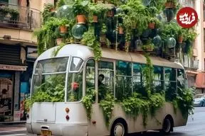 ببینید| اتوبوس قراضه بود، حالا شده یک خانه مدرن به سبک بوهمی