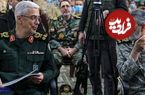 عکس؛ سفر در زمان؛ «سرلشکر باقری و سردار حاجی زاده» در کنار موشک خیبرشکن؛ سال 1403