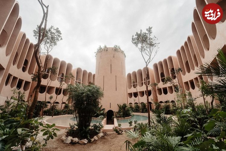 تصاویر؛ معماری منحصربه‌فرد ساختمان مکزیکی با الهام از «برج بابِل»