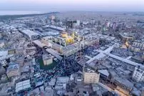 عکس| سفر به تاریخ؛ منظرۀ شهر «نجف» در بیش از یک قرن قبل 