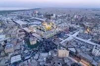 عکس| سفر به تاریخ؛ منظرۀ شهر «نجف» در بیش از یک قرن قبل 