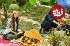 ببینید؛ غذای روستایی در ایران؛ پخت یک غذای سنتی با گوشت و برنج